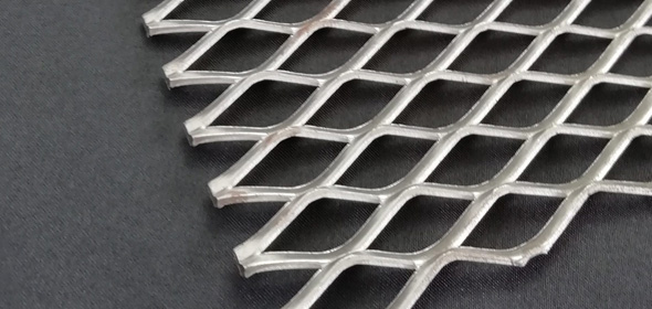 Expanded metal grid