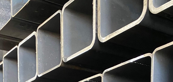 Stacked steel tubes